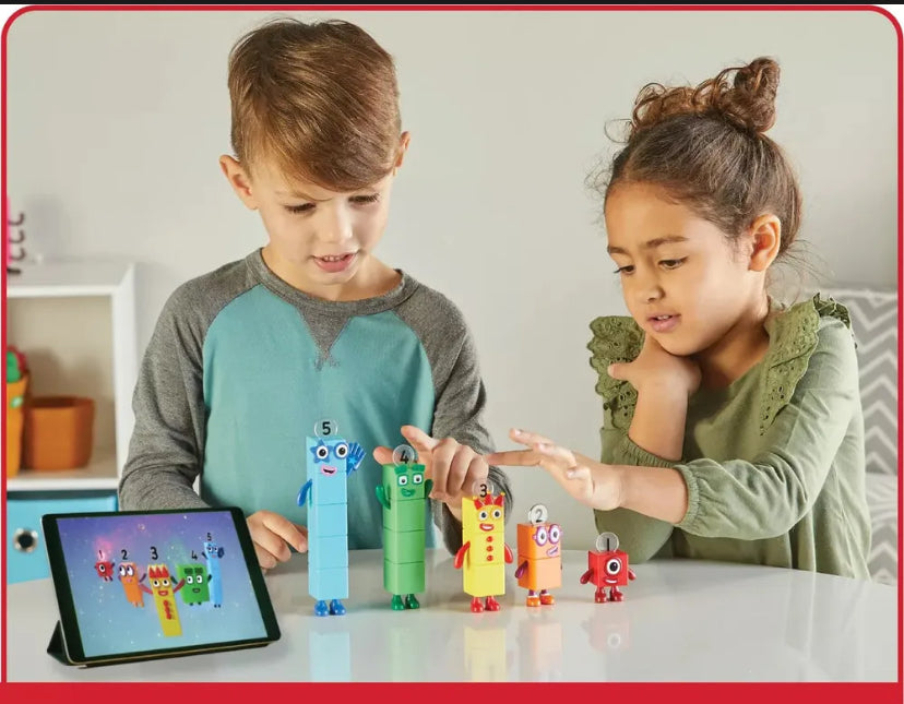 Figuras plásticas Nuevas de Number del 1 al 5 (6-16.5cm) sin caja
