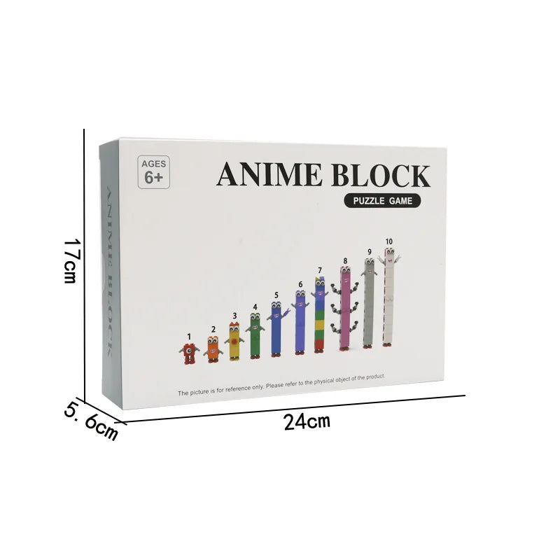 Figuras NumberBlock tipo Bloques de construcción